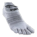 Injinji Women's Run Lightweight No-Show Ultra-Thin Cushioning in Grey