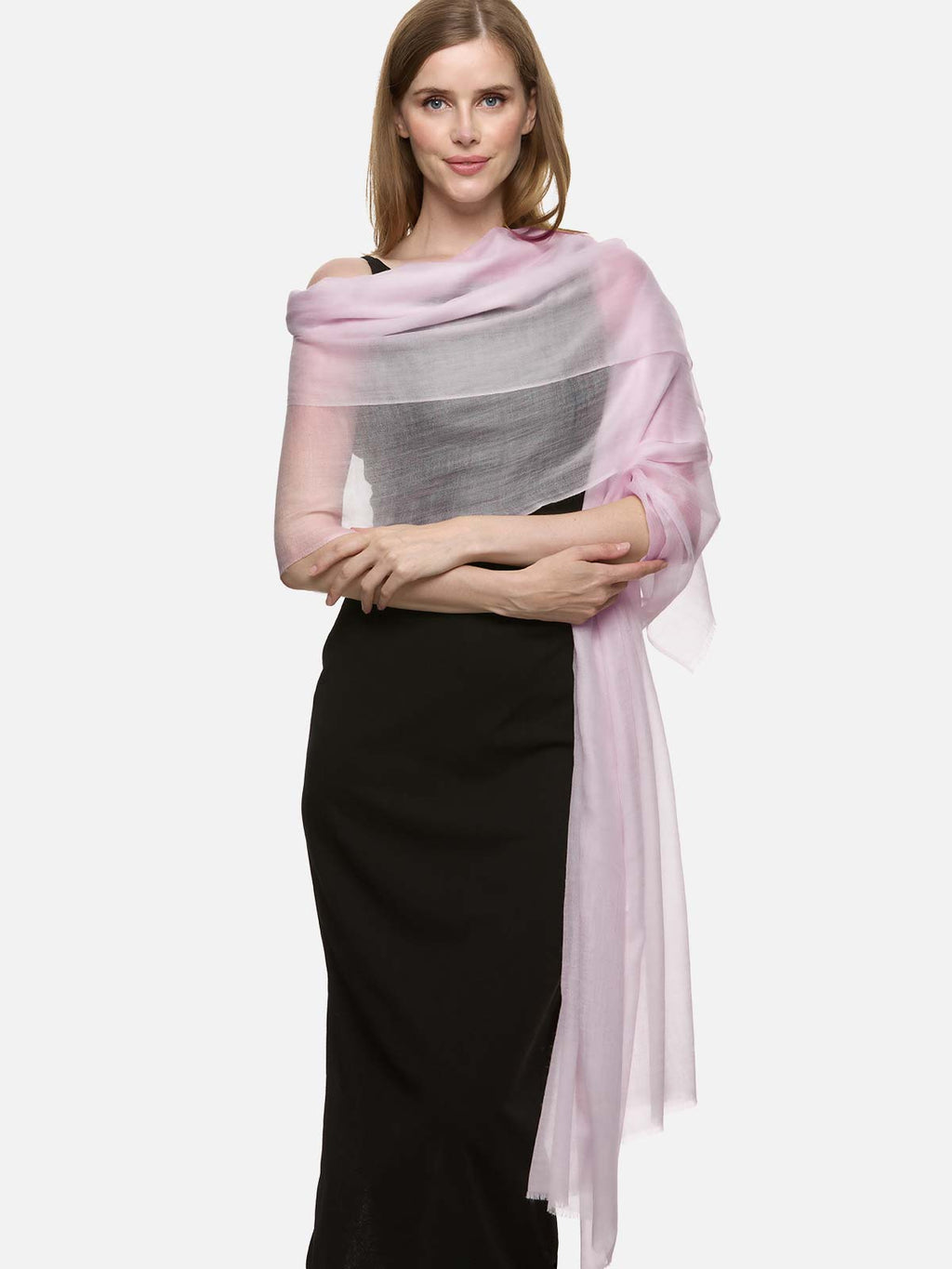 Featherlight Petal Cashmere Scarf