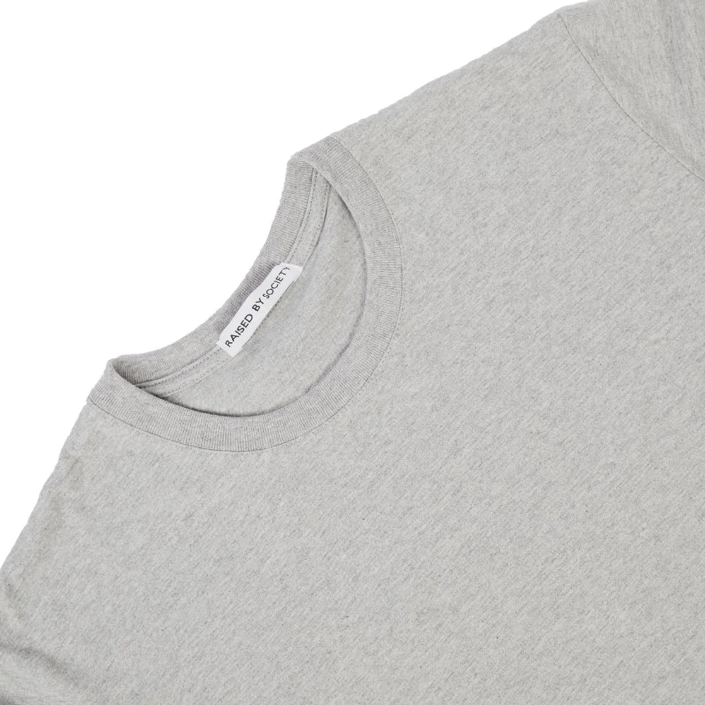 ATHLETIC GREY LOOPWHEELED T-SHIRT