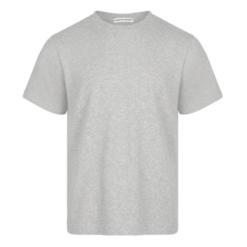 ATHLETIC GREY LOOPWHEELED T-SHIRT