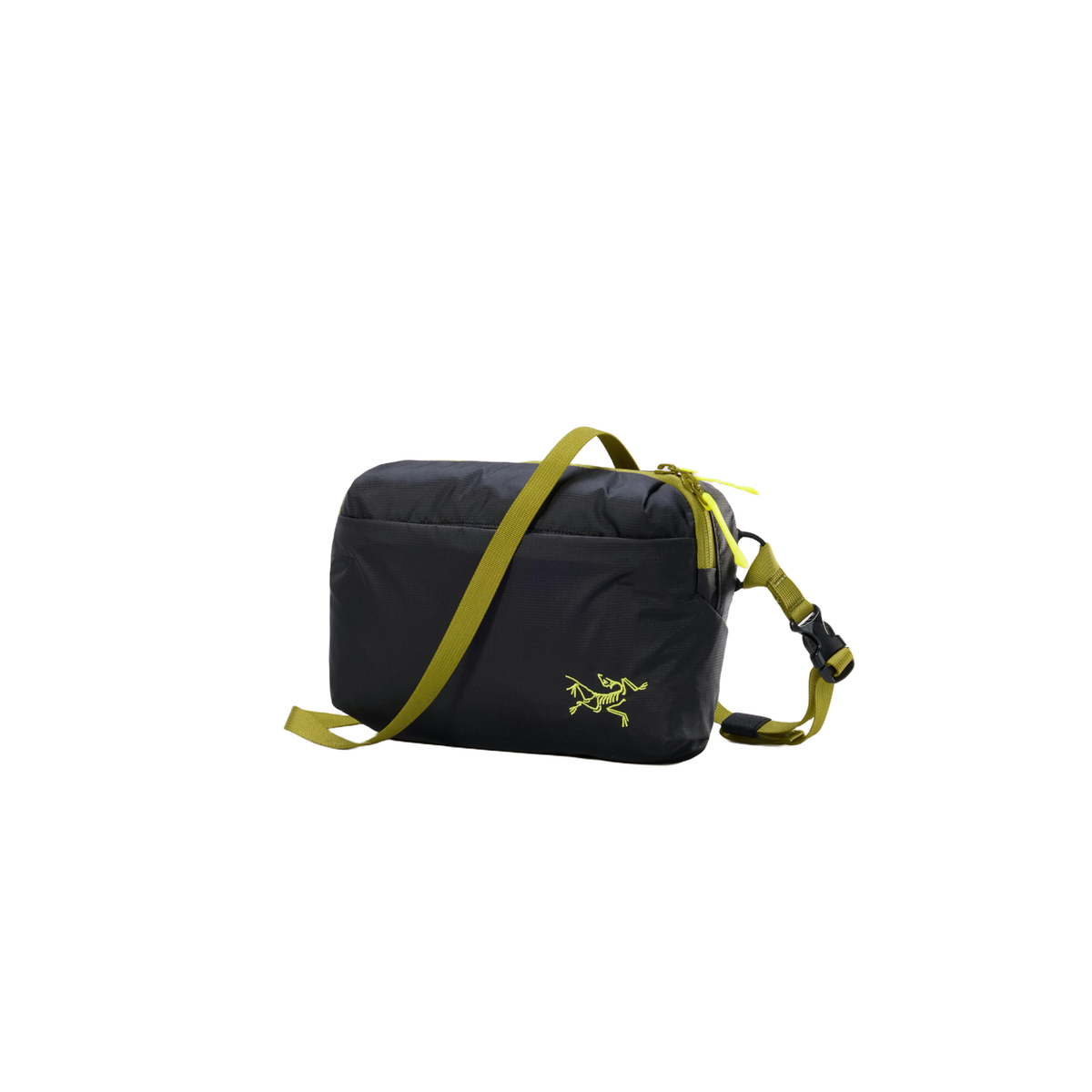 Arc'teryx Heliad Crossbody Bag in Black/Olive Moss
