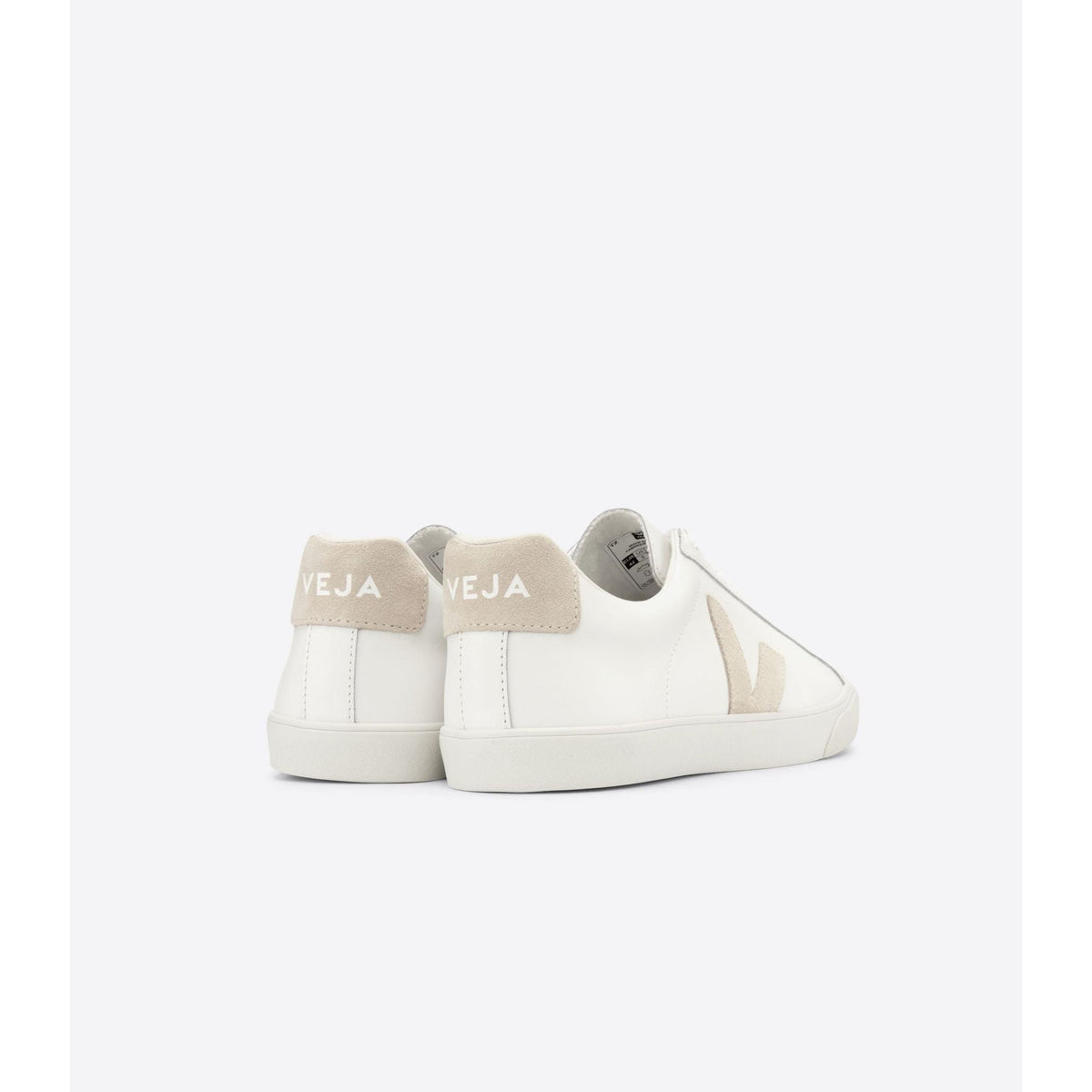Veja Women's Esplar Leather Sneaker in White Sable