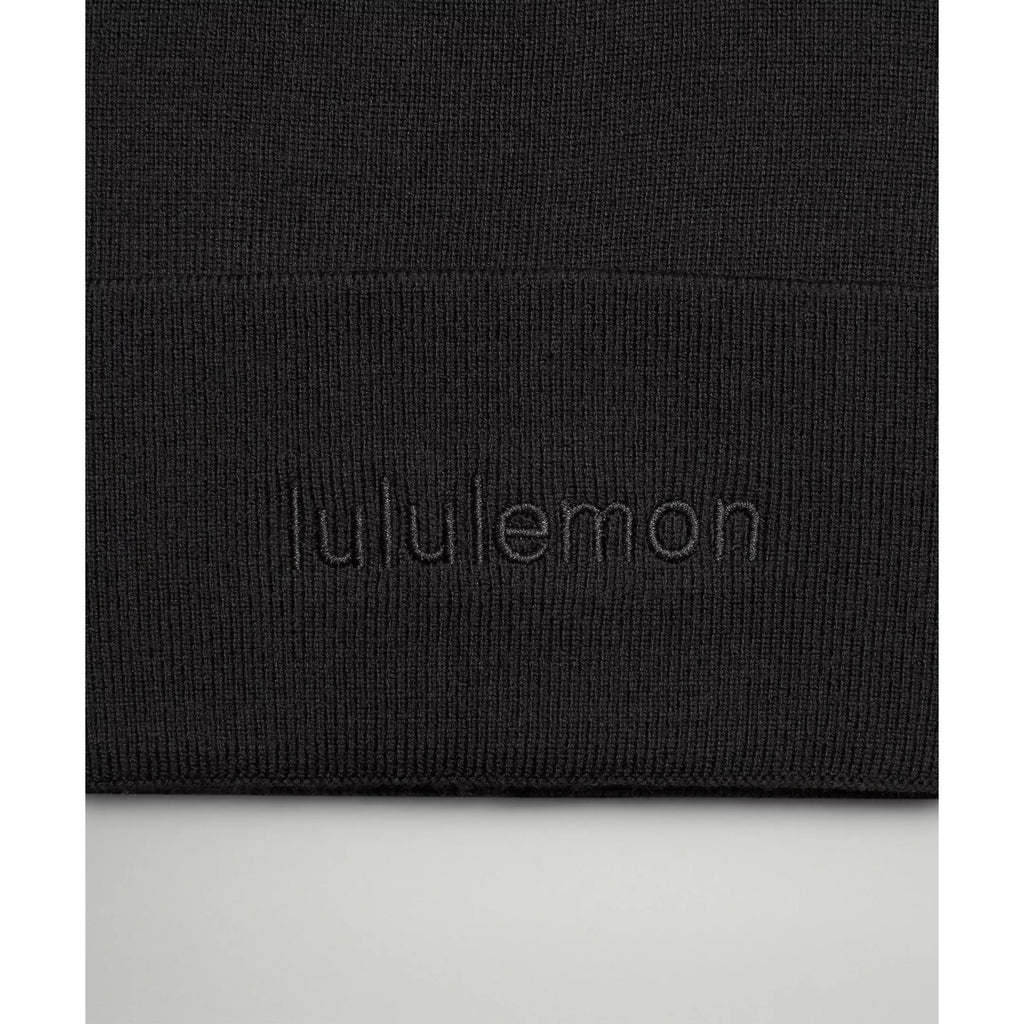Lululemon Warm Revelation Beanie Wordmark in Black
