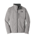 The North Face Men's Medium Grey Heather Apex Barrier Soft Shell Jacket