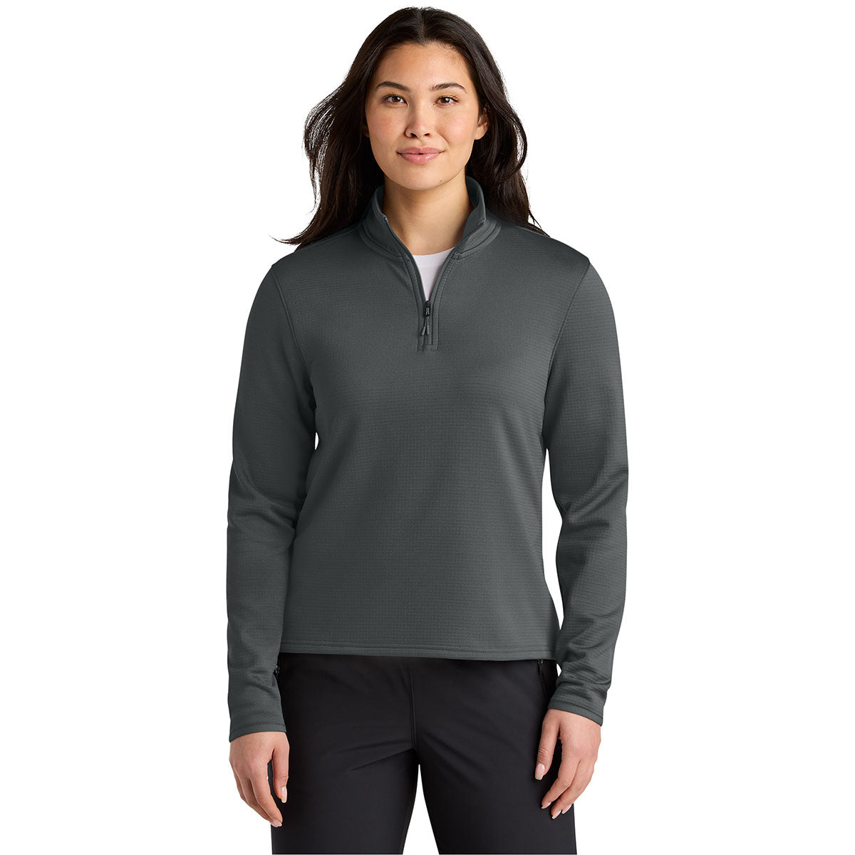The North Face Women's Asphalt Grey Aim 1/4-Zip Fleece