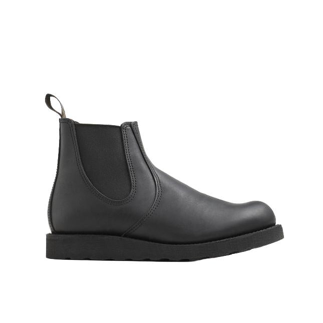 Red Wing Men's 6-inch Classic Chelsea in Black Harness Leather