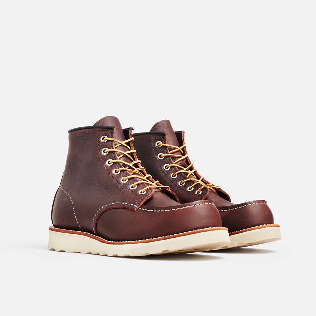 Red Wing Men's Classic Moc 6" Boot 8138 in Briar Oil-Slick Leather