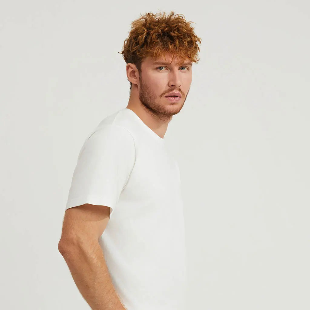 WHITE EDITION LOOPWHEELED T-SHIRT 3-PACK
