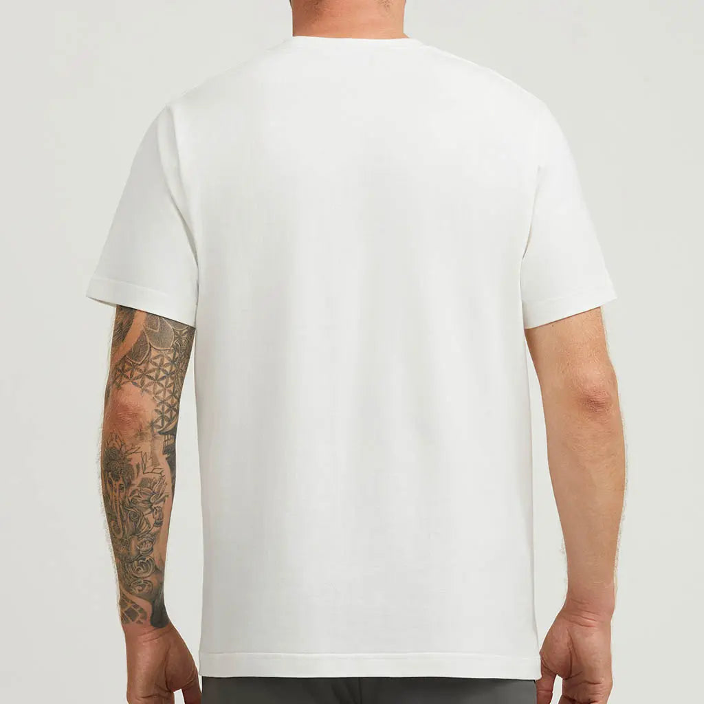 WHITE LOOPWHEELED T-SHIRT 3-PACK
