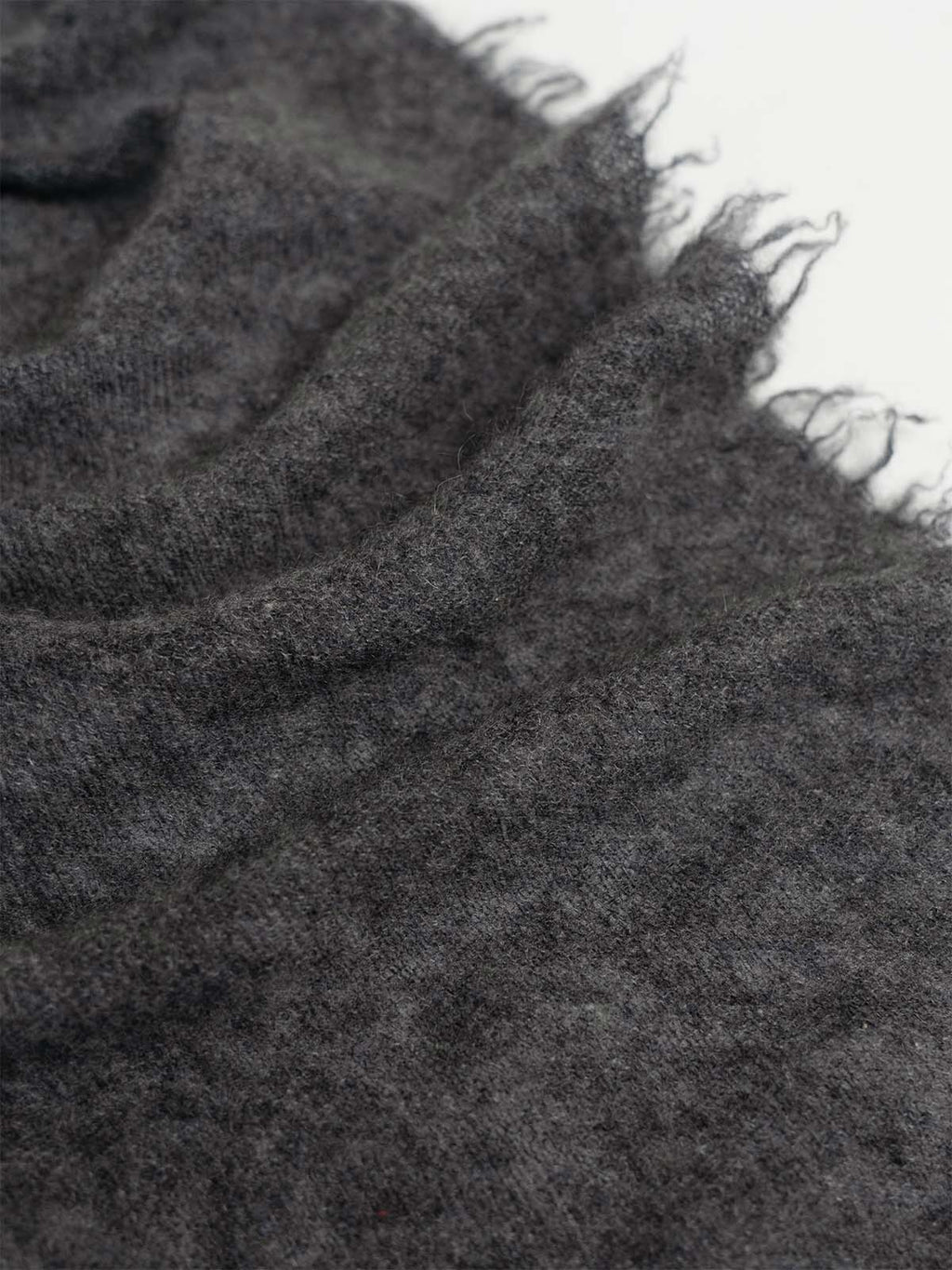 Gray CloudPuff Cashmere Scarf